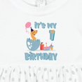 thumbnail image 4 of Inktastic Hatching Dinosaur 1st Birthday Girls Baby Dress, 4 of 5