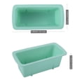 thumbnail image 5 of Shoreew Silicone Loaf Pan Rectangular Cake Mold Large Baking Tray for Toast Bread Desserts High-temperature Resistant Bakeware, 5 of 7