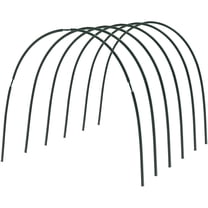 Gardzen Garden Hoops, DIY Grow Tunnel, Greenhouse Hoops for Raised Beds and Garden Netting 24PCS