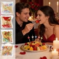 thumbnail image 1 of Palillos de coctelería desechables de bambú en forma de corazón para la fiesta de San Valentín, 1 of 6
