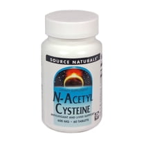 Source Naturals N-Acetyl Cysteine Antioxidant Support 600 mg Dietary Supplement That Supports Respiratory Health* - 60 Tablets
