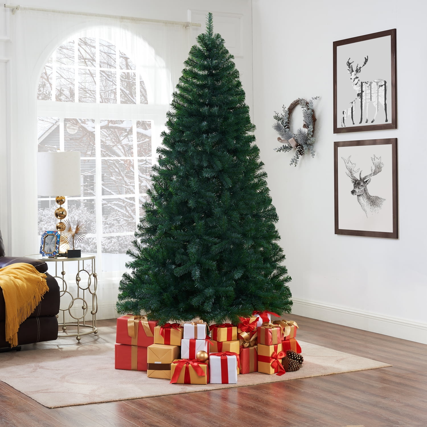 Naomi Home Contemporary Unlit Artificial Spruce Christmas Tree With   35ee7e9a 0bcc 4760 Ab81 26ac19f6f886.487e49af9de4a7fe6b8b0ab92de7f183 