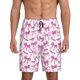 thumbnail image 1 of Fotbe Pink bows Pantalones Cortos de Pijama para Hombre, Ropa de Dormir, Pantalones de Pijama Cortos para Hombre-4X-Large, 1 of 6