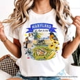 thumbnail image 2 of Artistic Maryland State Themes and Landmarks T-Shirt, Tee for History and Travel Lovers, 2 of 6