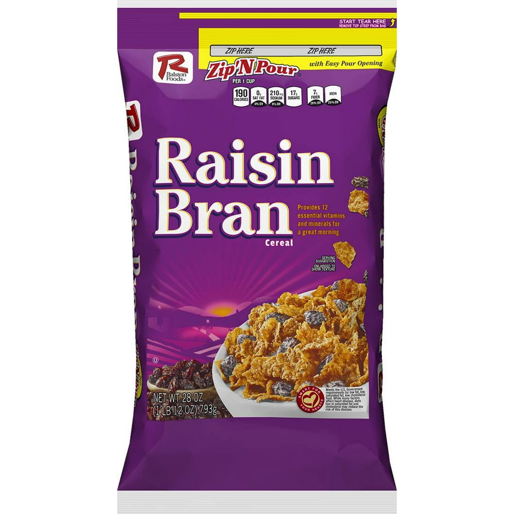 Ralston Foods Raisin Bran Cereal, 28 Ounce 4 per case.