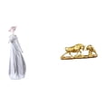 thumbnail image 1 of Figura de escritorio,Estatua de niña linda para escritorio,adorno nórdico moderno,Estatua de escritorio,Estatua decorativa de figura de lucha de toro y oso,Colección de esculturas de, 1 of 8