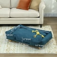 thumbnail image 3 of PawHut Elevated Washable Dog Sofa for Large Dogs, Dark Blue, 3 of 10