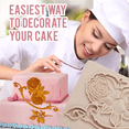 thumbnail image 5 of Herramienta para hornear galletas de fondant tridimensional con temática navideña con juego de sellos de émbolo, pan de jengibre para niño/niña, muñeco de nieve, Papá Noel, árbol de Navidad, reno,, 5 of 5