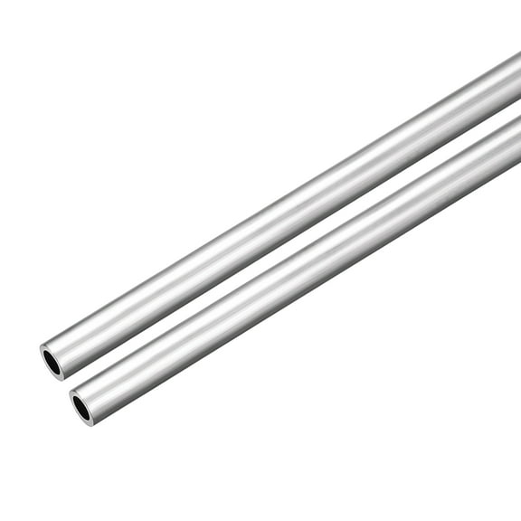 Uxcell 2 Pcs 6063 Seamless Aluminum Round Straight Tubing 8mm OD 6mm ID