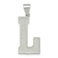 thumbnail image 1 of 925 Sterling Dainty Letter L Initiale Nom Monogramme Collier Pendentif Pendentif, 1 of 5