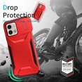 thumbnail image 3 of Rugged Case for Motorola Moto G Stylus 5G 2023 with Slide Camera Cover & Drop Protection Red, 3 of 6