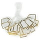thumbnail image 1 of Etiquetas de Precio de Joyería Rectangulares de 500 Piezas con Cordón para Colgar para Anillos, Pulseras y Aretes, Etiquetas de Exhibición, 1 of 5