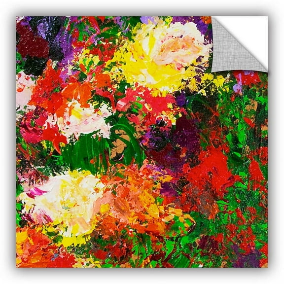ArtAppealz Allan Friedlander "Wisteria And Roses" Removable Wall Art