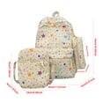 thumbnail image 2 of HUISZJ 3-In-1 School Bag Set, Cow Pattern Bookbag with Lunch Box, School Backpack Set for School Women College (Style 5), 2 of 10