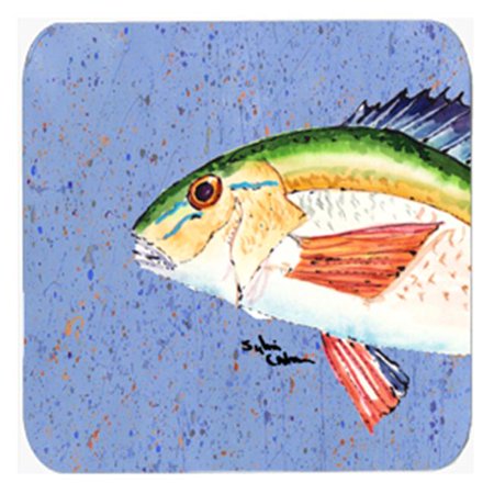 

Fish Rainbow Trout Foam Coasters - Set 4 3.5 x 3.5 In.