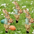 thumbnail image 7 of Tyidzon Easter Garden Stakes, 10 Inch Colorful PVC Bunny Gnome Yard Signs for Easter Decoration Outdoor, Weatherproof Ground Insert Decor for Spring Courtyard Garden Party, 7 of 7