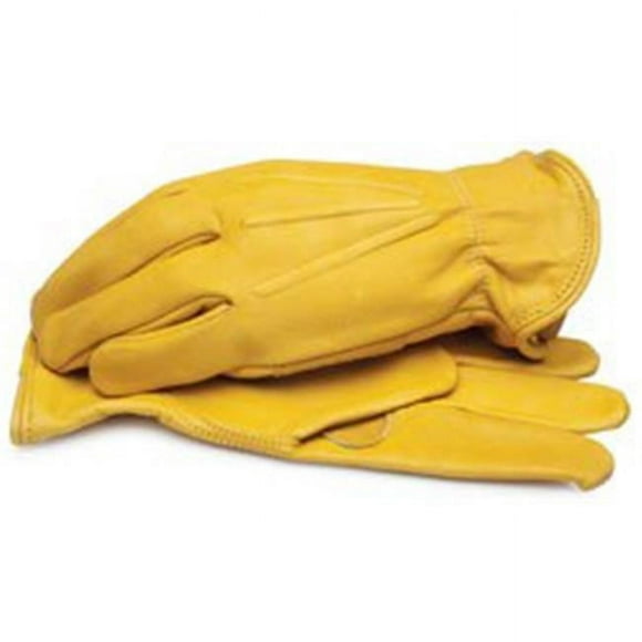 BlackCanyon Outfitters 84000-XL Grain Cowhide Leather Driver Palm Patch with Shirred Elastic Wrist - X-Large 1 Pr