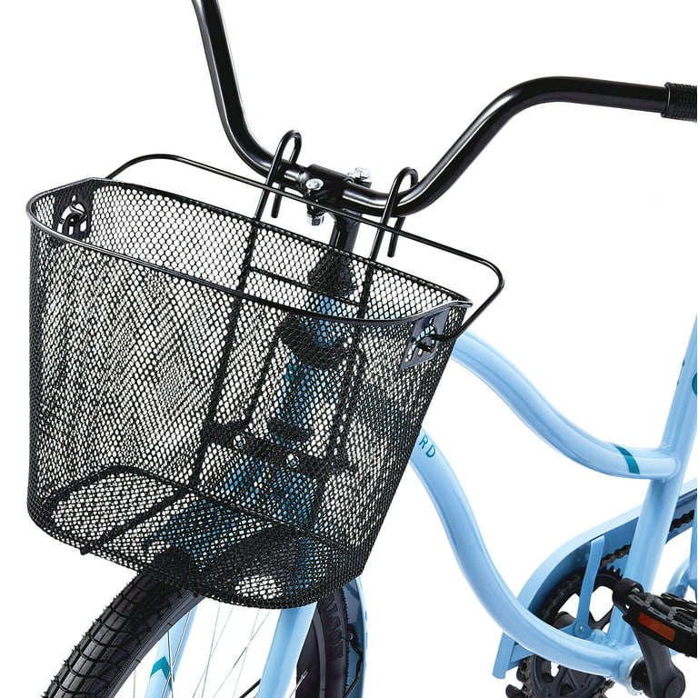 Concord Metal Bicycle Basket, Black 