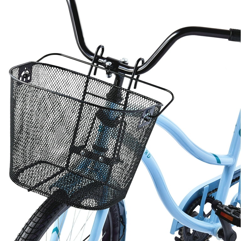 Concord Metal Bicycle Basket, Black 