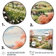 thumbnail image 3 of Designart "Countryside Early Spring horizon IV" Landscapes Floater Framed Wall Art Living Room, 3 of 7