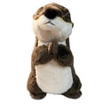 thumbnail image 3 of Juguetes de de peluche de dibujos animados, decoración de sala de estar para adultos, niños, niñas 20 centímetros perfke Muñeco de peluche de nutria, 3 of 9
