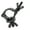 Butterfly Mother Ver-Black, variant on Adjustable Stage Hook Clamp with Anti-Slip Pad, Aluminum Magnesium Alloys for 25-30mm Tube Simple Installations