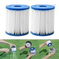thumbnail image 1 of Wolfrail 2 Packs Cartouche de Filtre Type H pour Pompes de Filtration Intex 28601/28602/89007H(2 Pcs), 1 of 5