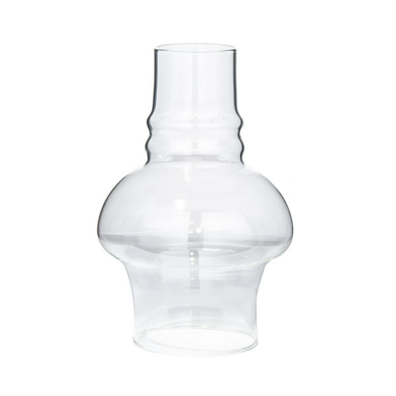 B&P Lamp Glass Hooded Chimney for Oil and Kerosene Lamps, 3 by 7 Inches, Clear
