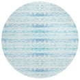 thumbnail image 5 of Addison Rugs Indoor/ Outdoor Surfside Ombre Wave Washable Rug New Blue - 8' x 8', 5 of 5