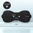 thumbnail image 2 of Almohadillas de electrodos inalámbricas MASTOGO Tens Unit, almohadillas de electrodos de repuesto con conectores a presión estándar de 3,5 mm (juego de 4 unidades) (negro), 2 of 5