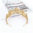 thumbnail image 5 of IBASETOY Bridal Tiara with Rhinestone for Wedding Decoration for Women 1Set, 5 of 7