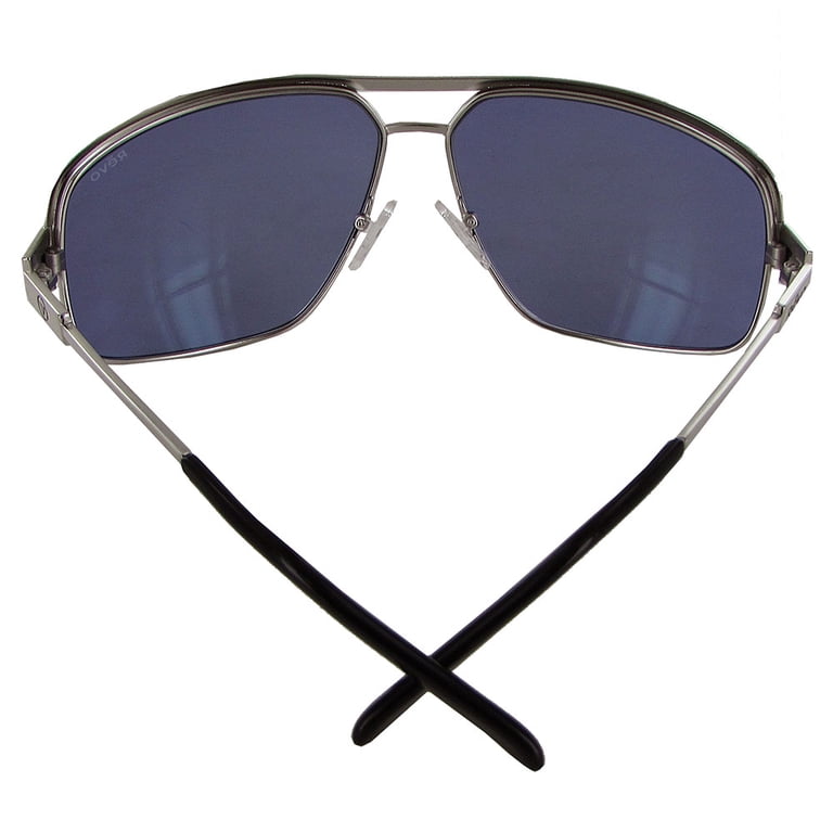 NEW REVO stargazer sunglasses in chrome frame blue lens Revo Unisex RBV-1002 Aviator Sunglasses, Serilium Lens  main image 3