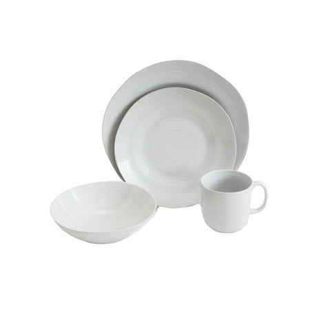 Baum Pool Free Form Edged 16-piece Dinnerware Set, White - Walmart.com Baum Pool Free Form Edged 16-piece Dinnerware Set, White - Walmart.com