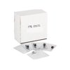 Advantus ID Badge Holder w/Clip, Horizontal, 4w x 3h, Clear, 50/Pack