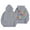 Grey, variant on VBARHMQRT Navy Blue Sweatshirt Women's Fall/Winter 2024 Hooded Long Sleeved Hoodie