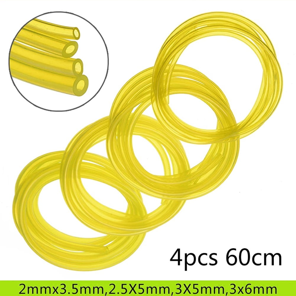 Petrol Fuel Line Hose Gas Pipe Tubing 4 Sizes For Trimmer Chainsaw Blower Tools