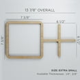 thumbnail image 2 of Ekena Millwork 13 7/8"W x 7 3/8"H x 1/4"T Extra Small Burnett Decorative Fretwork Wood Wall Panels, Birch, 2 of 15