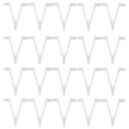 thumbnail image 1 of 20 Pcs Pool Supplies V-Clip Butterfly Telescopic Pole Fixing Clip Used for Pool Vacuum Handle Net Brush Pole, 1 of 9