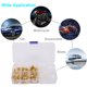 thumbnail image 2 of Cold Pressed Gold Male Female Spade Connector Kit - 135 Pieces, 2.8/4.8/6.3mm, for Secure Electrical Connections, 2 of 5