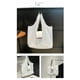 thumbnail image 3 of Lunxisen 1 Pcs Keychain Tote Bag, Lightweight, Foldable, Expandable Leather Mini Bags with Key Ring, Portable Handbag for Daily Errands, 3 of 9