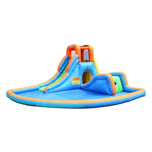 Bounceland Cascade Inflatable Water Slides with Large Pool