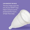 thumbnail image 5 of DIVA Cup & DIVA Wash Combo Pack - Medical Grade Silicone Cup for Period Care - Reusable Menstrual Cup - Cleaner for Period Cup - Cup Model 0 (For Slim Vaginal Canals & First-Time Users), 5 of 7