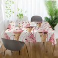 thumbnail image 3 of Yayeee Tablecloths 60" x 90" Rectangle Wrinkle Resistant Party Table Cover, Pink Ice Cream Pattern, 3 of 8