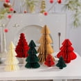 thumbnail image 5 of Christmas Ornaments Christmas Decorations Three Honeycomb Paper Folding Small Christmas Tree Table Ornaments Window Display Atmosphere and Scene Arrangement, 5 of 5