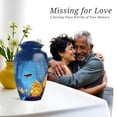 thumbnail image 7 of Bee Funeral Cremation Urns For Adult Ashes Women - Decorative Urns For Human Ashes Adult Man - 1 Large & 4 Keepsake Urn For Mother - Blue Urn For Mom & Dad - 10 & 3 Inch, 7 of 7