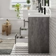 thumbnail image 2 of Eviva Lugano 48" Cement Gray Modern Double Sink Bathroom Vanity w/ White Integrated Top, 2 of 7