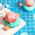 thumbnail image 2 of Juguetes de baño, juguetes de cerdo para nadar, juguetes flotantes para piscina de bebé, juguetes para niños pequeños, niños y niñas brillar Juguete, 2 of 6
