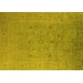 thumbnail image 1 of Ahgly Company Machine Washable Indoor Rectangle Oriental Yellow Industrial Area Rugs, 2' x 3', 1 of 4