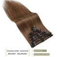 thumbnail image 6 of SEGO Clip in Hair Extensions 100% Real Remy Human Hair Full Head Straight Balayage Hair 8-24 inch, 6 of 10