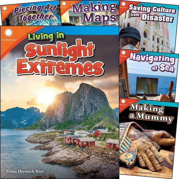 Teacher Created Materials Smithsonian Informational Text: History & Culture Grades 2-3: 6-Book Set